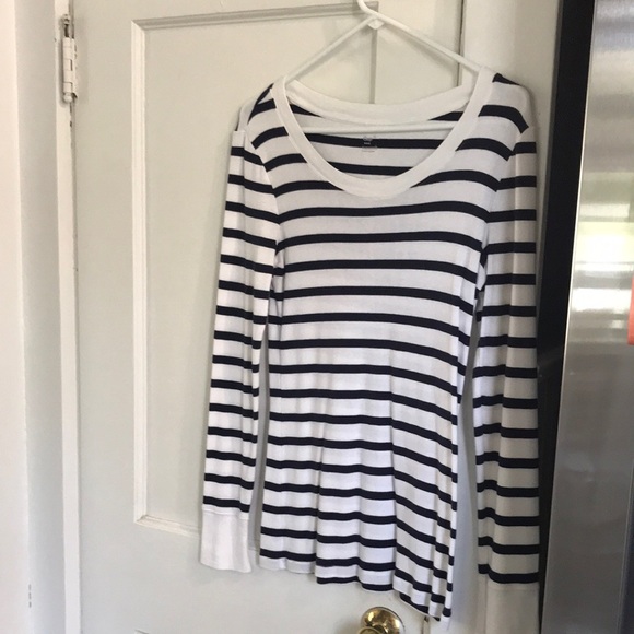 GAP Tops - Striped Long Sleeve Shirt
